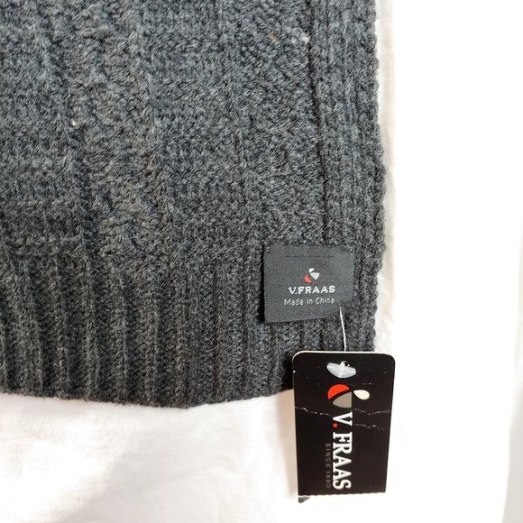 V. Fraas Cable Knit Scarf, NWT - Picture 4 of 5